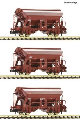 Fleischmann 830358 3-tlg. Set: Schwenkdachwagen, DB AG