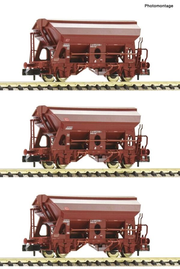 Fleischmann 830358 3-tlg. Set: Schwenkdachwagen, DB AG