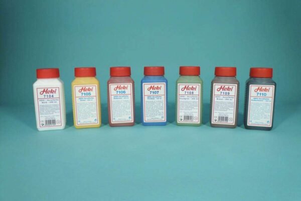 Heki 7106 Acrylfarbe Rotbraun, 200 ml