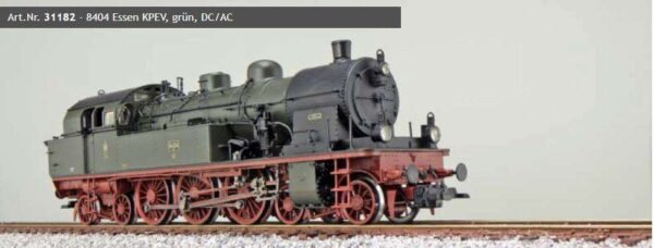 ESU 31182 Dampflok, H0, T18, 8404 Essen KPEV, Grün, Ep I