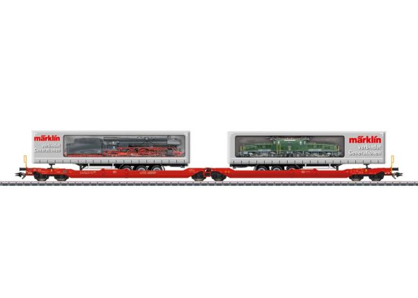 Märklin 47477 Doppel-Taschenwagen Sdggmrss 738