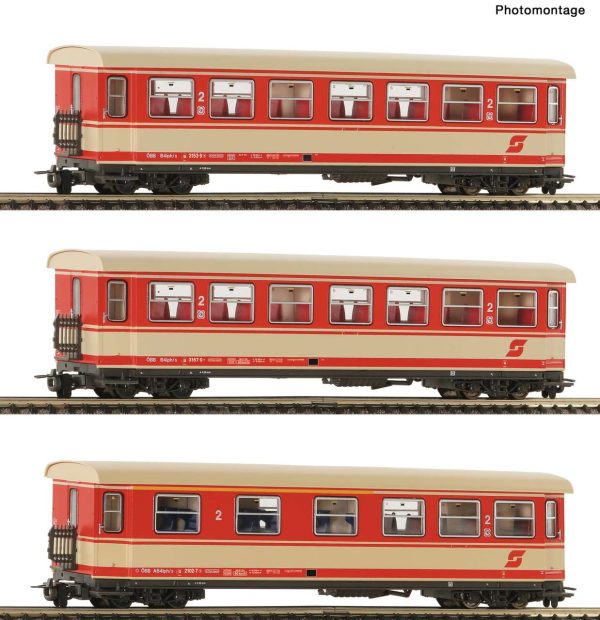 ROCO 6240004 3-tlg. Set: Personenwagen, ÖBB