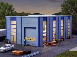 Kibri 39250 H0 Lager- Industriehalle mod.