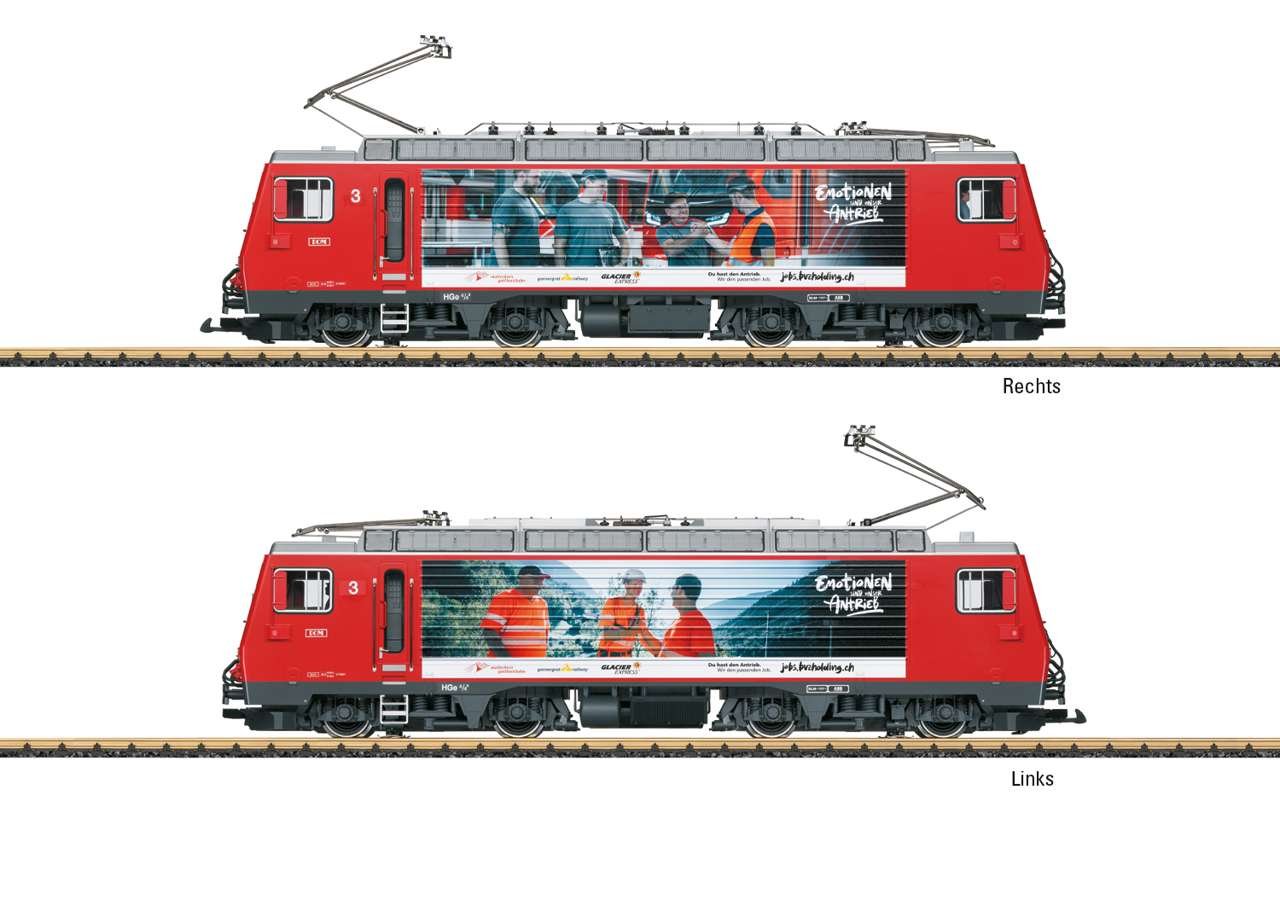 LGB 23105 E-Lok Nr. 3 'DOM' (HGe 4/4 II) 'Mitarbeiterwerbung' – Bild 2