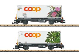 LGB 45885 RhB Containerwagen Set “coop®“