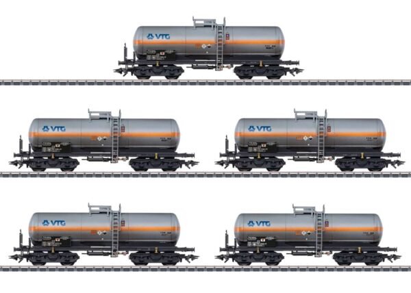 Märklin 46465 Chlorgaskesselwagen-Set VTG