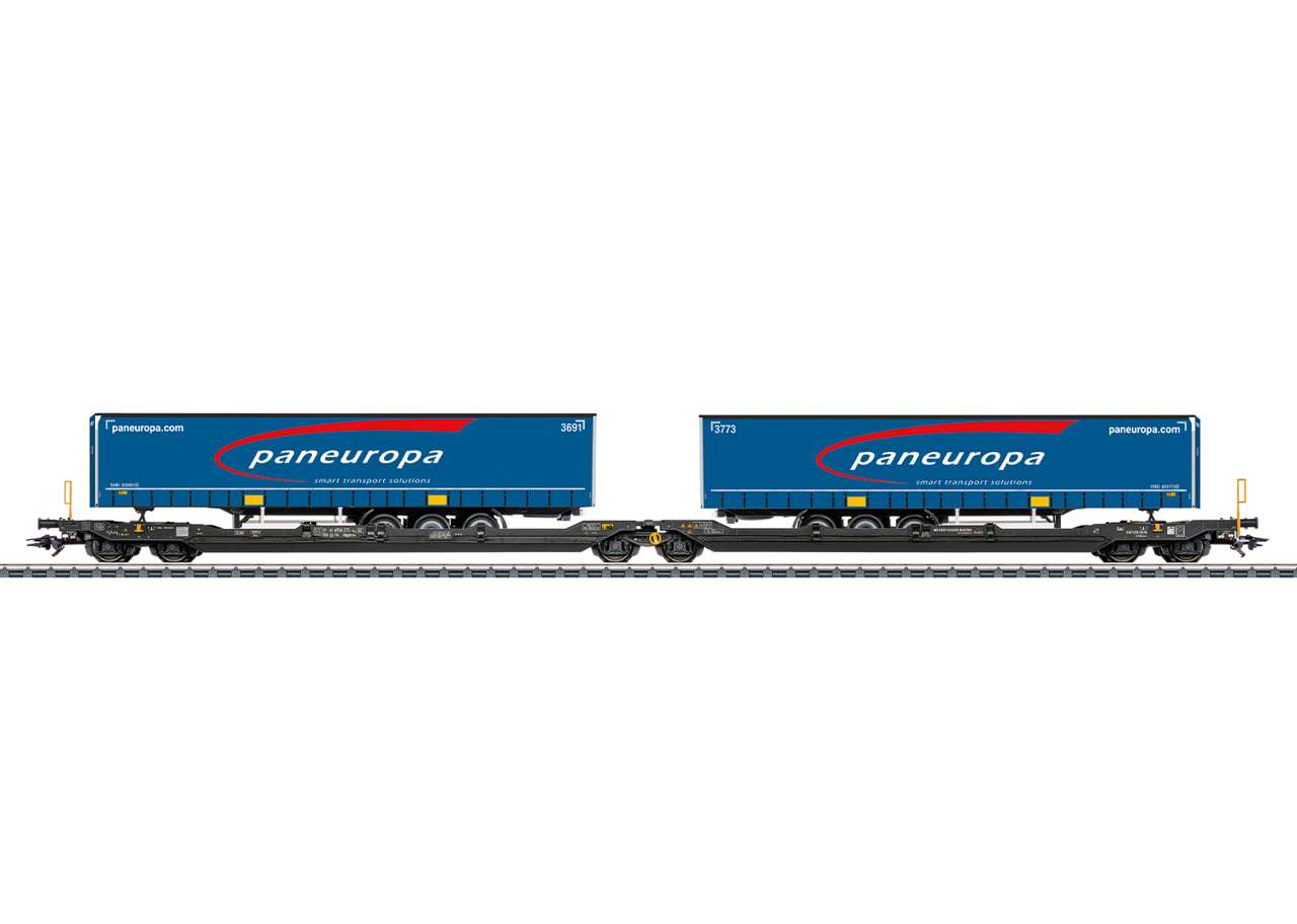 Märklin 47476 Doppel-Taschenwagen Sdggmrss
