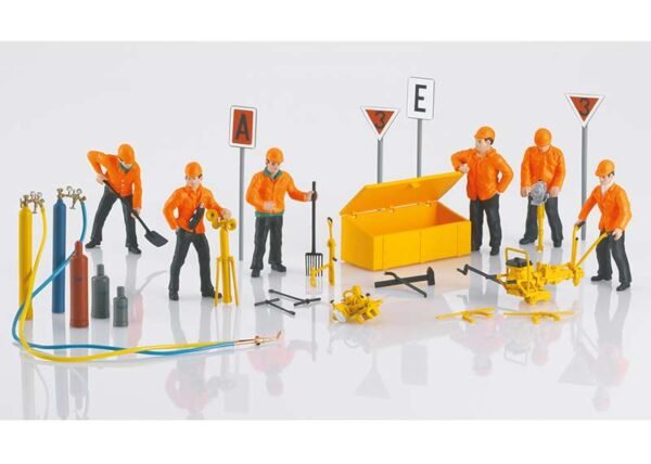 Märklin 56408 Figurenset Gleisbaurotte m.Zu – Bild 6