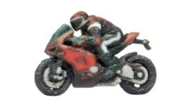 Noch 10901 Sportmotorrad, fahrend