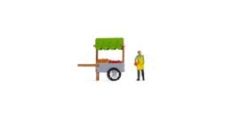 Noch 16501 H0 Tiny-S.  Obststand