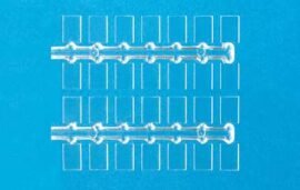 Preiser 97000 Sockel, glasklar. 10 x 7 mm.