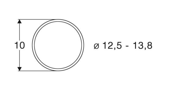 Roco 40066 Haftringsatz  12,5-13,8mm