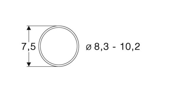 Roco 40068 Haftreifen 10 Stk. 8,3-10,2mm