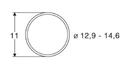 Roco 40070 Haftreifen 10 Stk. 12,9-14,6m
