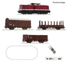 ROCO 5110009 z21 start Digitalset: Diesellokomotive BR 110 mit Güterzug