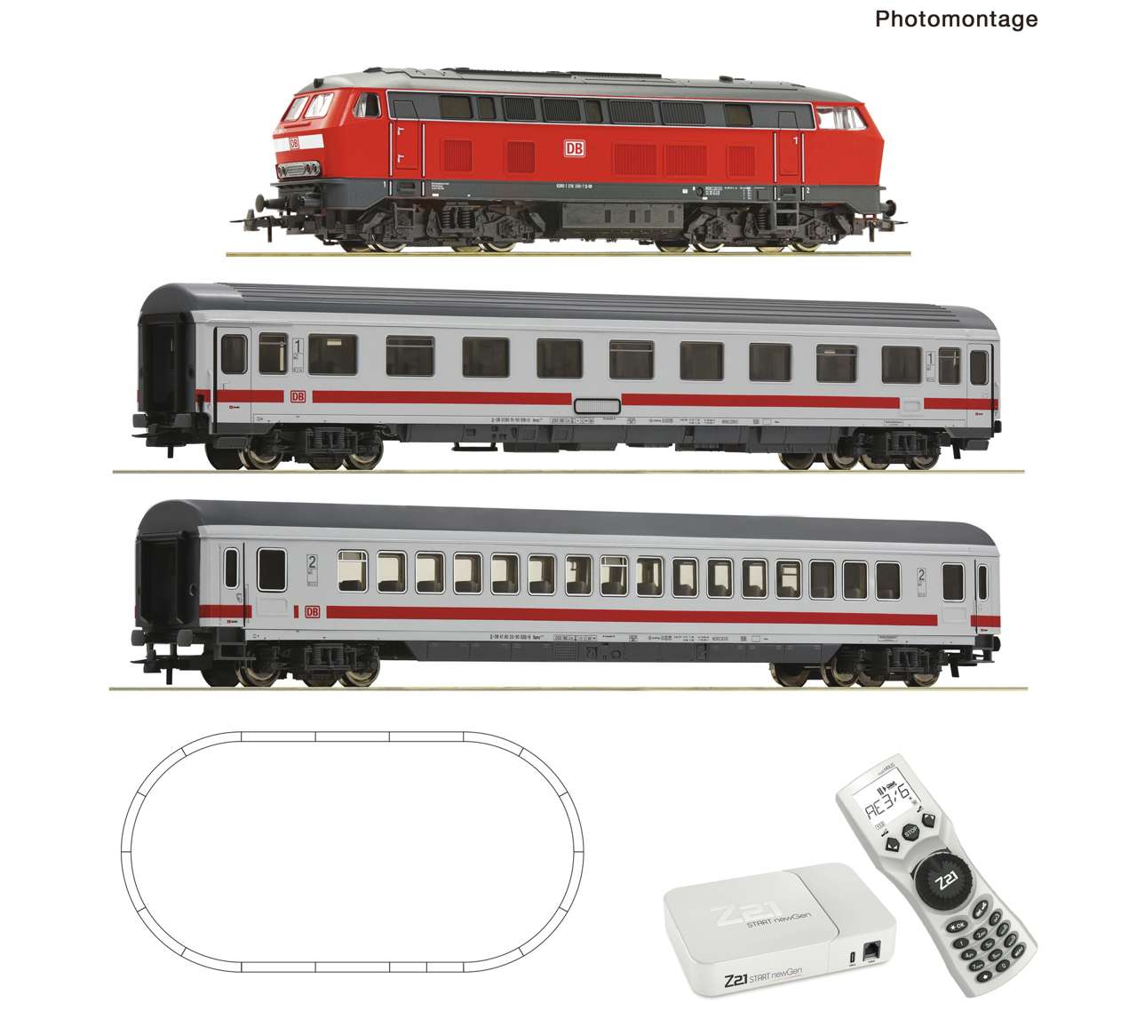 ROCO 5110013 Z21 START newGen Digitalset: Diesellokomotive BR 218 (ROCO LINE) Multimaus