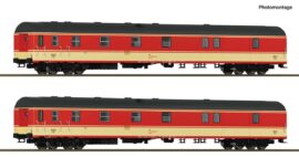 ROCO 6210180 2-tlg. Set: Bahnpostwagen 'Postschnellzug'