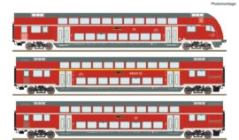 ROCO 6210248 3-tlg. Set: Doppelstockwagen