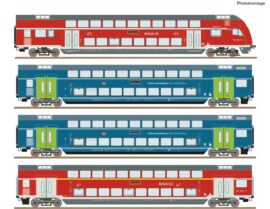 ROCO 6210250 4-tlg. Set: Doppelstockwagen