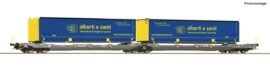 ROCO 6600137 Doppeltaschen-Gelenkwagen T3000e, Hupac