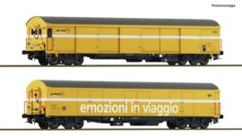 ROCO 6600243 2-tlg. Set: Paket-Postwagen