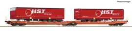 ROCO 6600260 Doppeltaschen-Gelenkwagen T3000e