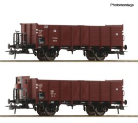 ROCO 6600267 2-tlg. Set: Offene Güterwagen