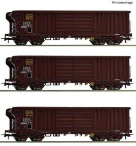 ROCO 6600285 3-tlg. Set: Rolldachwagen