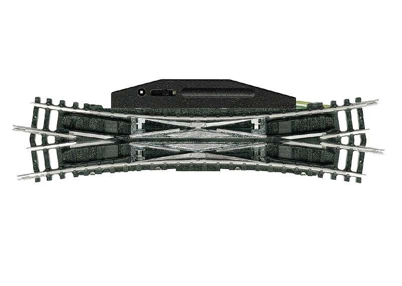 Minitrix 14960 Elektromagnetische Doppel-Kreuzungsweiche - 15°