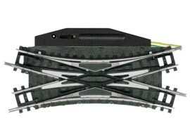 Minitrix 14968 Elektromagnetische Doppel-Kreuzungsweiche - 30°