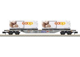 Minitrix 15496 Containertragwagen 'coop®'