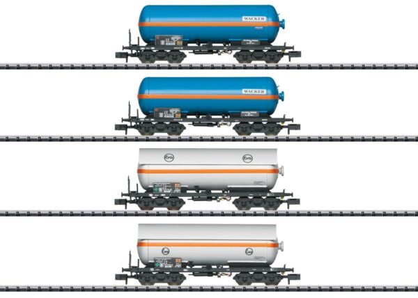 Minitrix T15538 Kesselwagen-Set EVA/WACKER