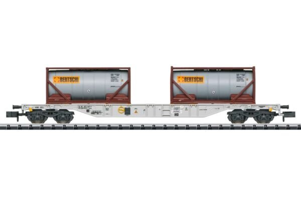 Minitrix T18490 Containertragwagen m.Tankcont