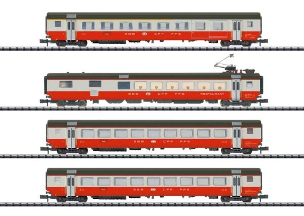 Minitrix T18720 Wagen-Set Swiss Express Set A