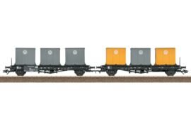 Trix T24161 Rungenwagen-Paar Laabs