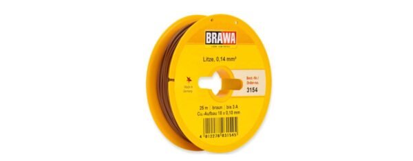 Brawa 3154 Schaltlitze 0,14mm² 25m br