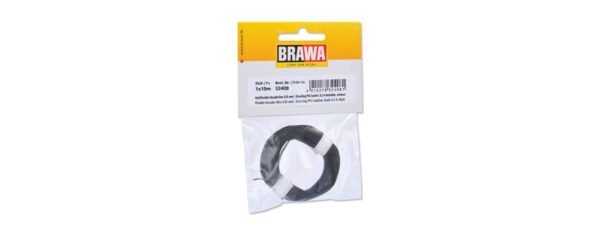 Brawa 32408 Decoderlitze 0,05mm² 10m sw