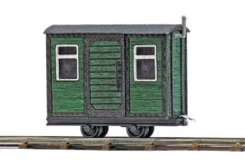 Busch 12231 Bauwagen Grün H0