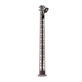 Busch 4182 Rost Gittermastl. weiß eckig