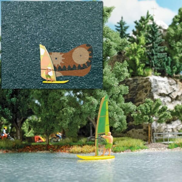 Busch 5486 See mit Surfer H0