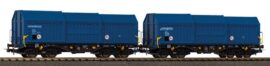 Piko 28307 2er Set Teleskophaubenwagen V