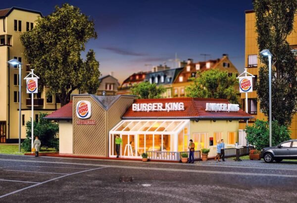 Vollmer 43632 H0 Burger King-Schnellrestaur – Bild 3