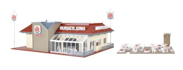 Vollmer 43632 H0 Burger King-Schnellrestaur – Bild 6
