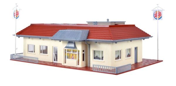 Vollmer 43632 H0 Burger King-Schnellrestaur – Bild 10