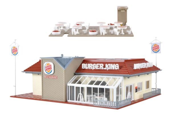 Vollmer 43632 H0 Burger King-Schnellrestaur – Bild 12