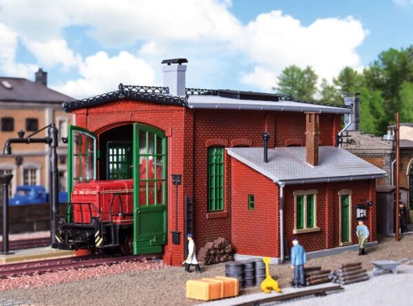 Vollmer 45750 H0 Lokschuppen einständig – Bild 6