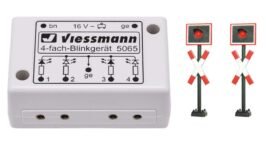 Viessmann 5801 N Andreaskreuze,2 St.+Blinkel