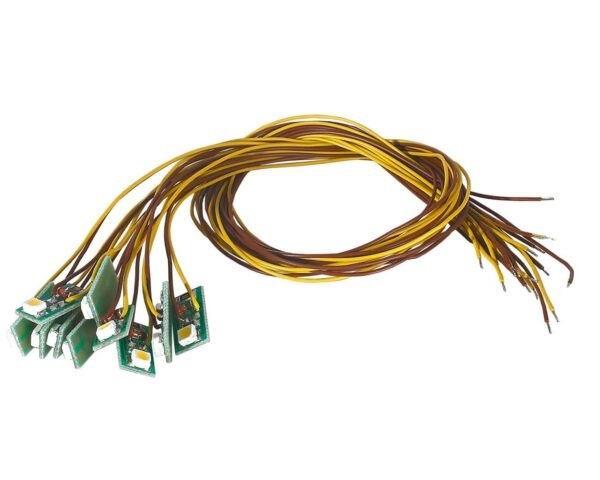 Viessmann 6007 Hausbel. mit 1 LED,gelb 10Stk – Bild 3