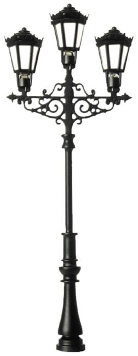 Viessmann 6398 H0 Gaslaterne dreifl. LED