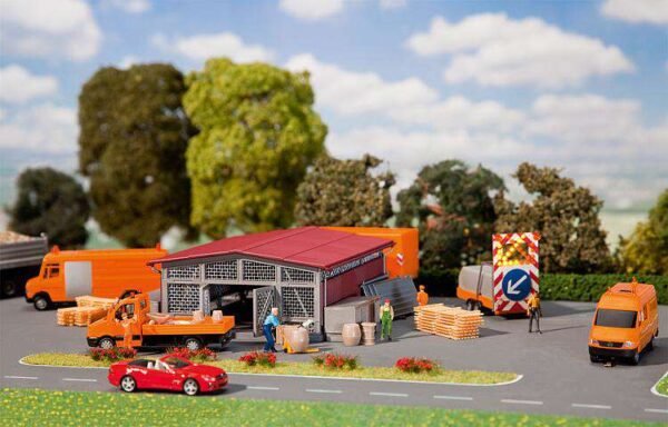 Faller 120257 Lagerhalle Strassenm